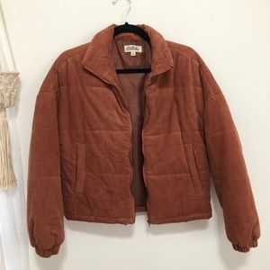 Corduroy Puffer Jacket
